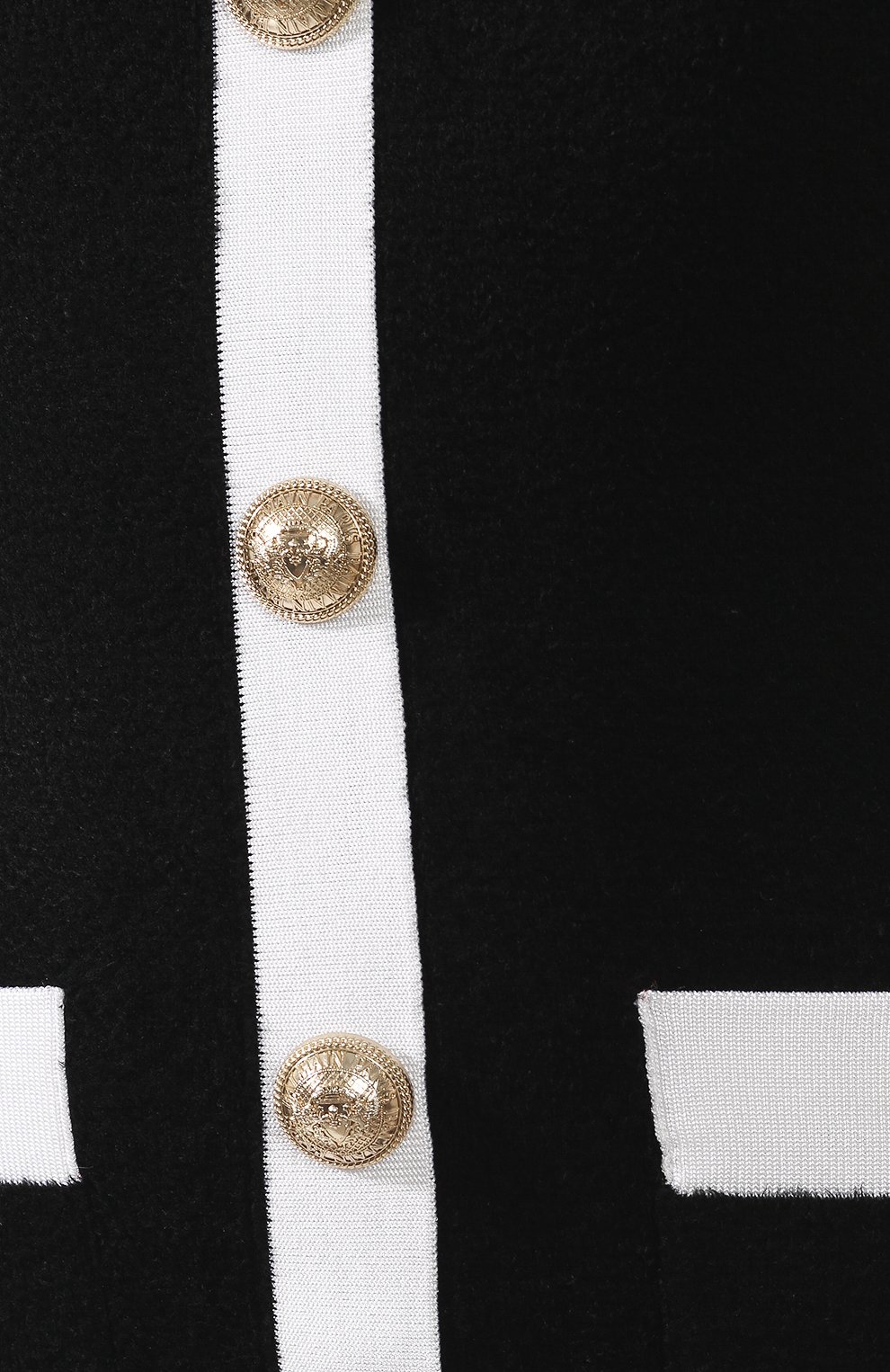 Платье BALMAIN черно-белого цвета по цене 238500 руб., арт. SF16741/K439, фото 5 Платье BALMAIN, арт. SF16741/K439, фото 5