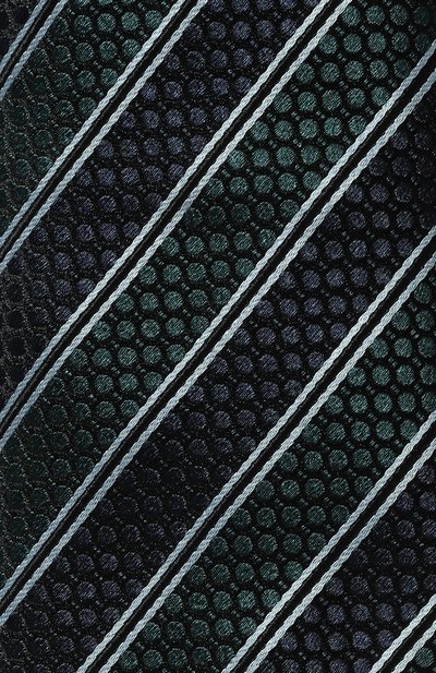 Шелковый галстук ZEGNA бирюзового цвета по цене 27850 руб., арт. Z6W04TA6/1P8314, фото 4 Шелковый галстук ZEGNA, арт. Z6W04TA6/1P8314, фото 4