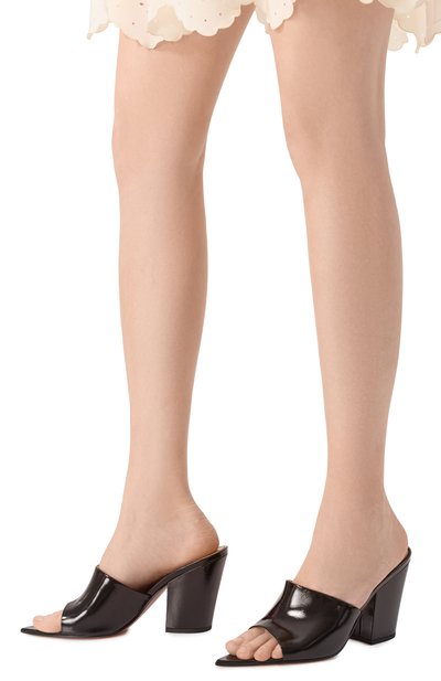 Кожаные мюли GIANVITO ROSSI, арт. G10048.85RIC.NUINER0, фото 3