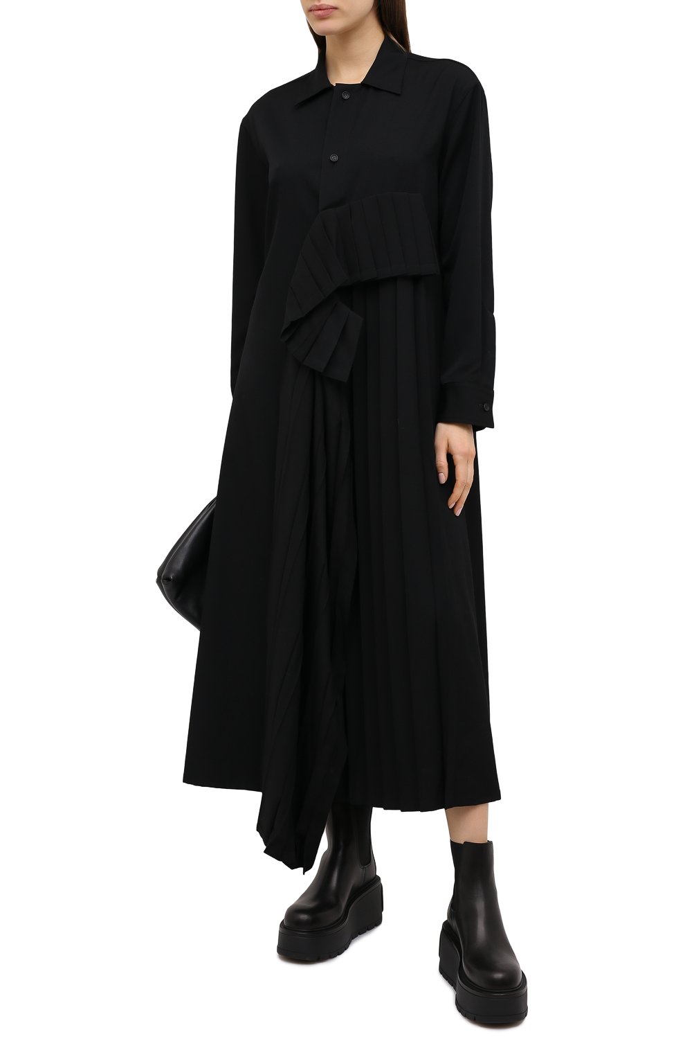 Шерстяное платье YOHJI YAMAMOTO, арт. FR-D01-100, фото 2