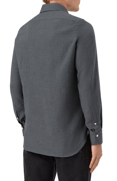 Рубашка из хлопка и кашемира FINAMORE 1925, арт. NAP0LI/C0286, фото 4