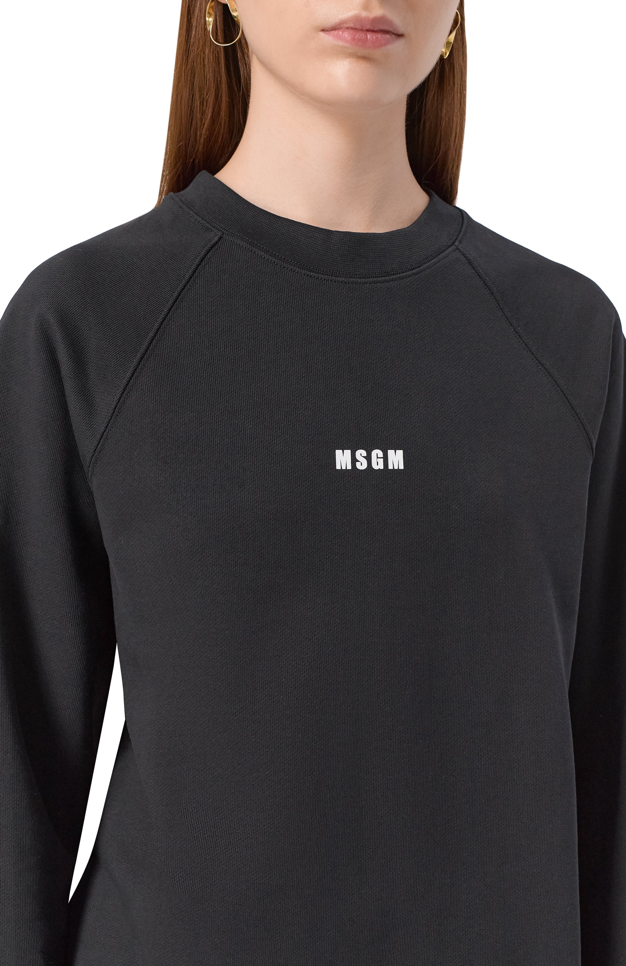 Хлопковый свитшот MSGM, арт. 2000MDM503 200004, фото 5