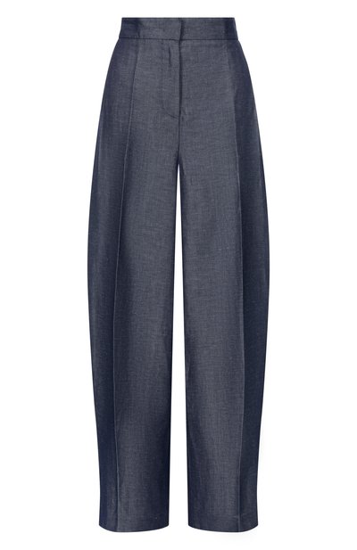 Женские брюки из лиоцелла и льна GIORGIO ARMANI, арт. GW002557/AF26110