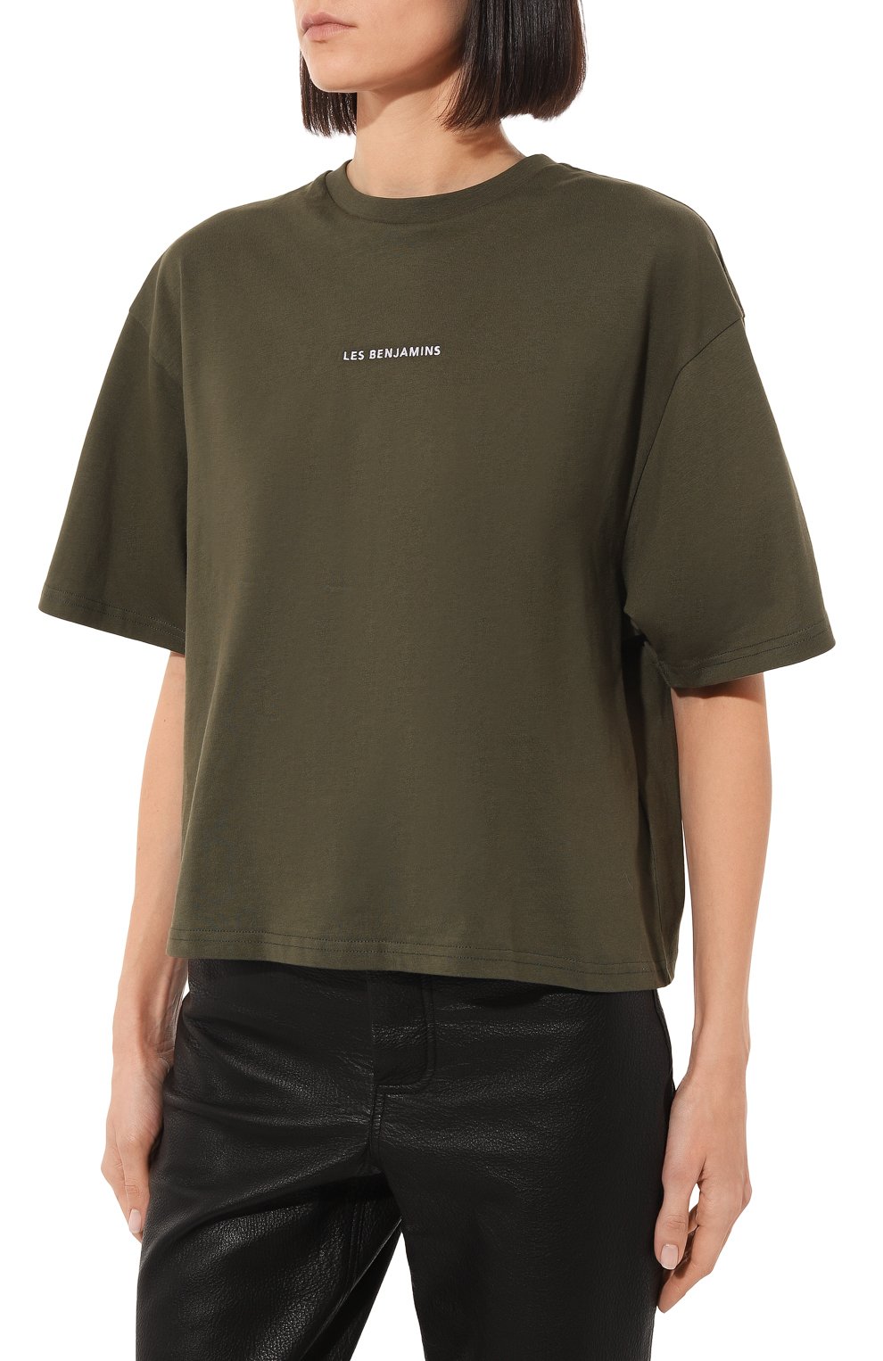 Хлопковая футболка LES BENJAMINS, арт. LB22FWESSFU0T-302, фото 3