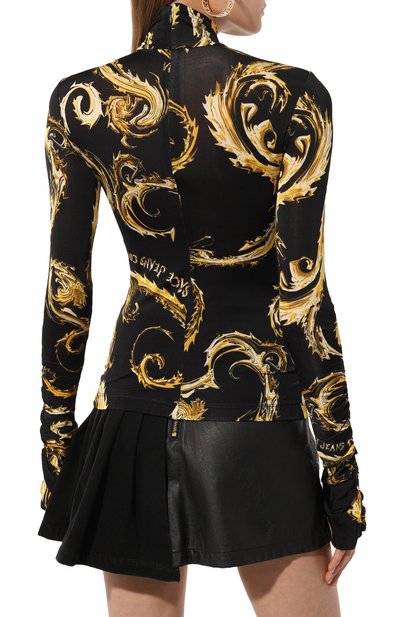 Водолазка из вискозы VERSACE JEANS COUTURE, арт. 77HAH2A5/JS358, фото 4