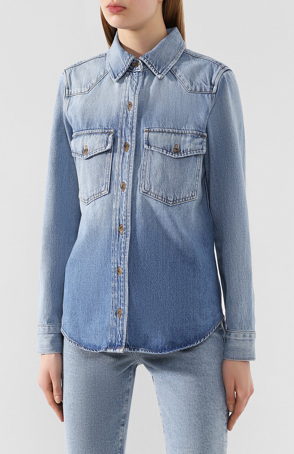 Джинсовая рубашка FRAME DENIM, арт. HDSH207, фото 3