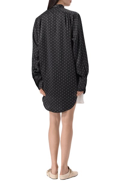 Атласная блузка ANN DEMEULEMEESTER, арт. B0012793/FA618, фото 4