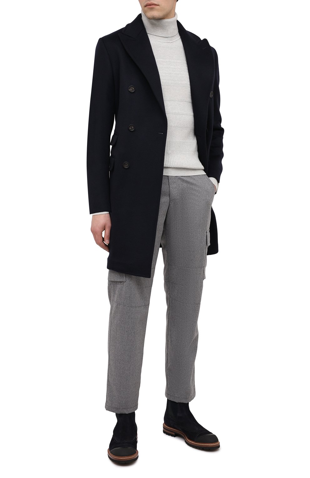 Водолазка из шерсти и хлопка HUGO, арт. 50435603, фото 2