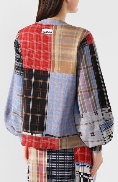 Хлопковый свитшот GANNI, арт. T2494, фото 4