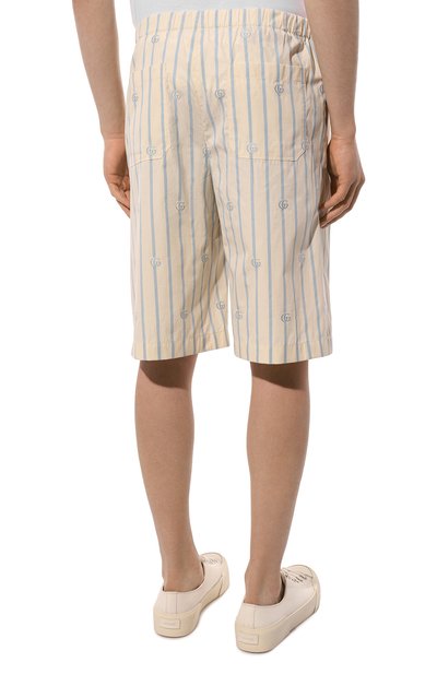 Хлопковые шорты GUCCI, арт. 623255 ZAD7M, фото 4
