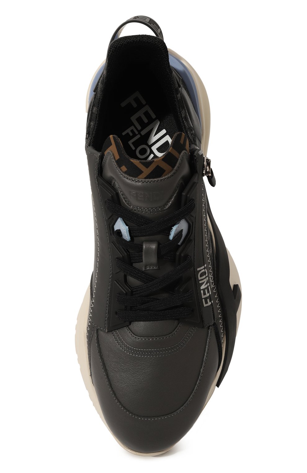 Кожаные кроссовки flow FENDI, арт. 7E1392/AJZH, фото 6