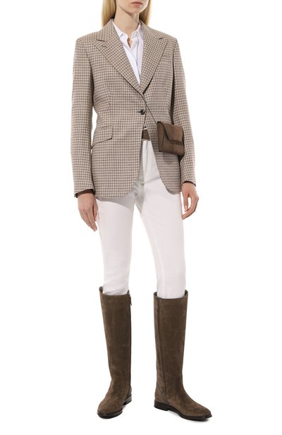 Замшевые сапоги BRUNELLO CUCINELLI, арт. MZSFC2606, фото 2