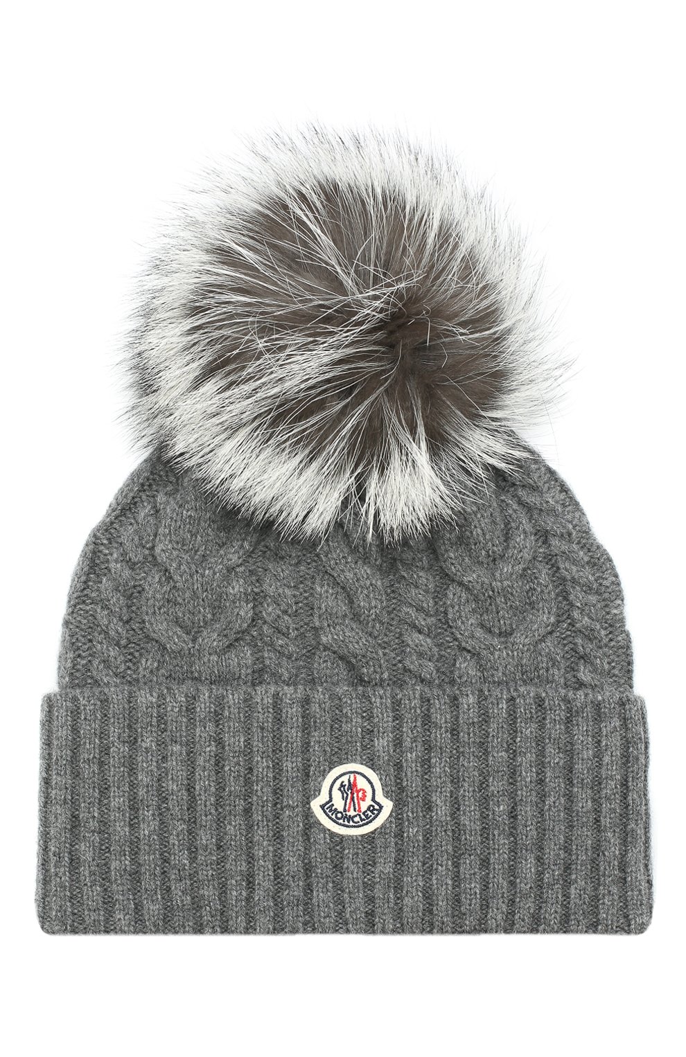 Шапка из смеси шерсти и кашемира с меховым помпоном MONCLER, арт. D2-093-99608-10-948AK, фото 1
