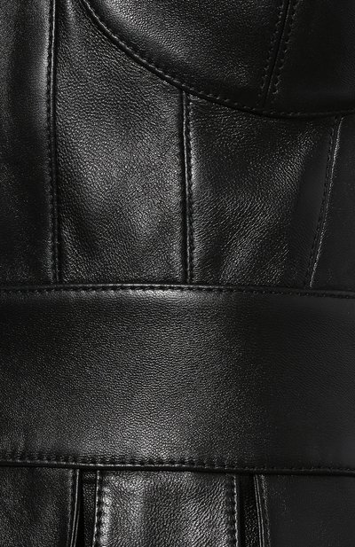 Кожаное платье BALMAIN, арт. WF1R1050/L158, фото 5