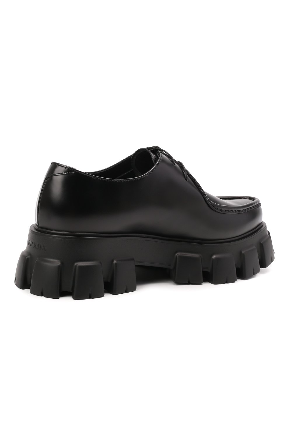 Кожаные дерби PRADA, арт. 2EE361-B4L-F0002, фото 5