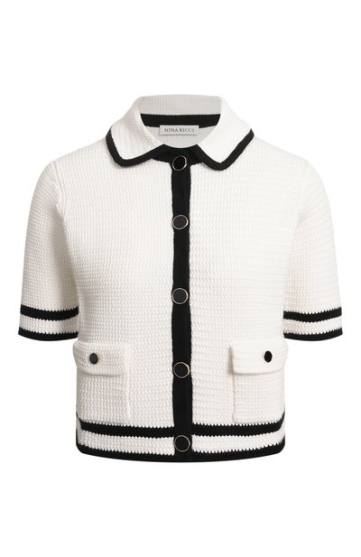 Хлопковый кардиган NINA RICCI, арт. 25PMCR001/ML0570, фото 1