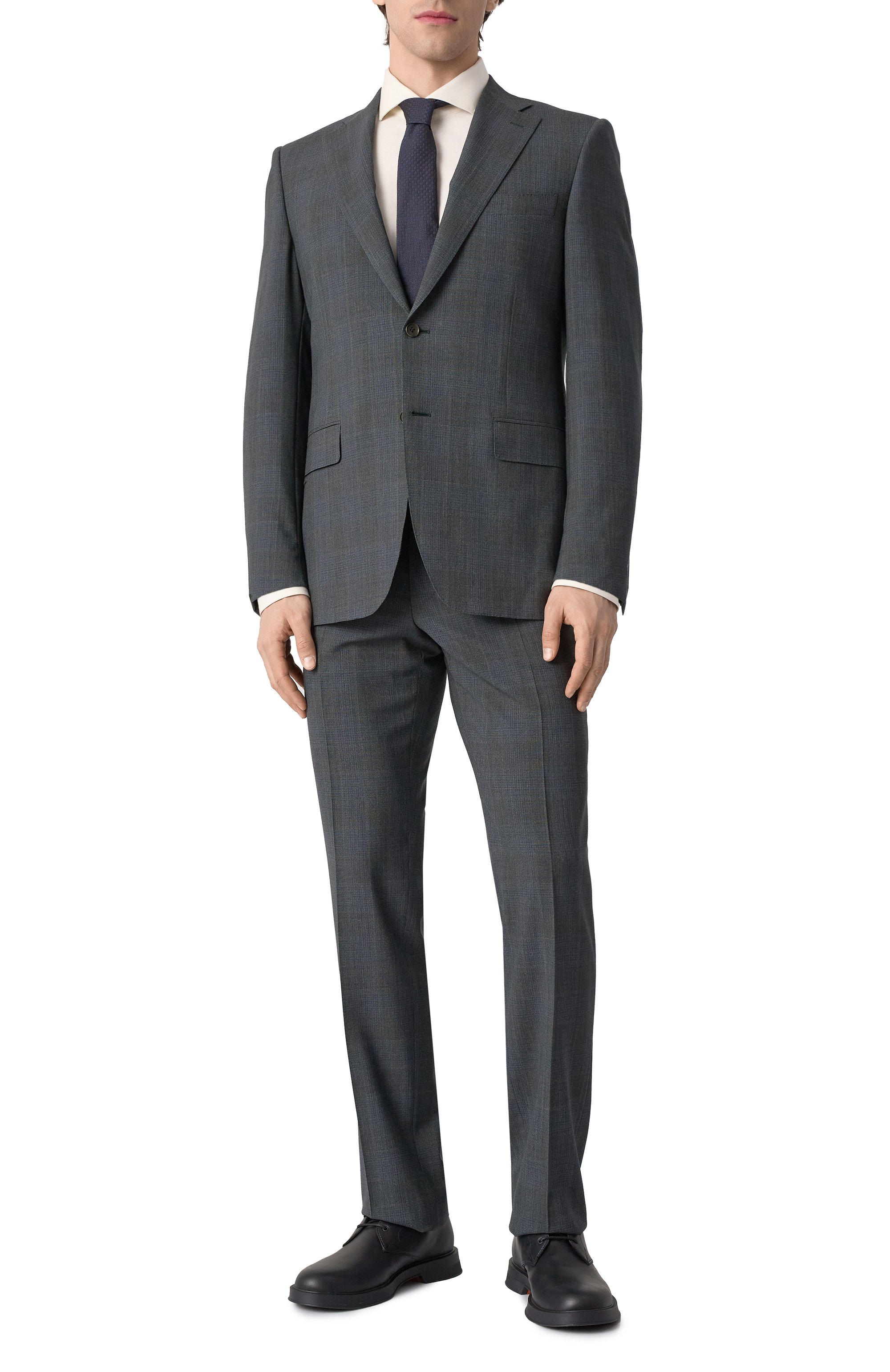 Сорочка из хлопка и кашемира BOSS, арт. 50527364, фото 2