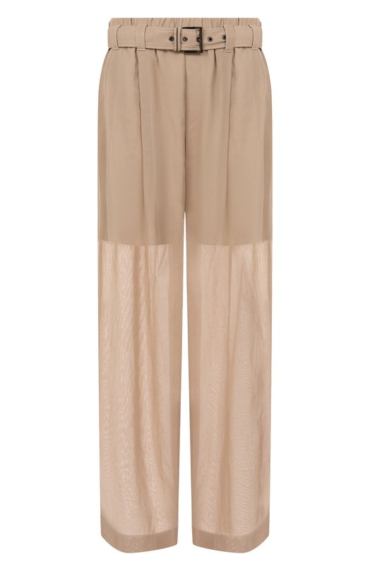 Хлопковые брюки Brunello Cucinelli MH911P8862 Бежевый MH911P8862