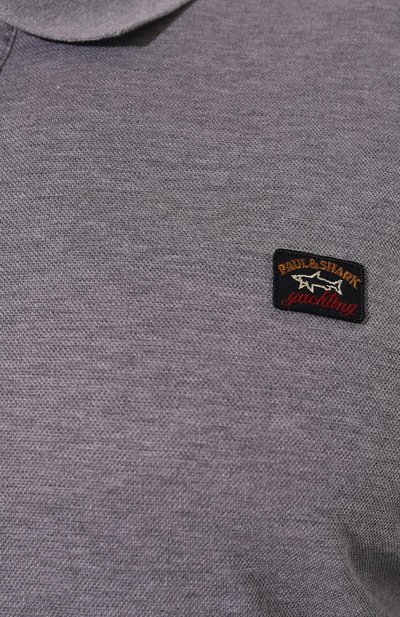 Хлопковое поло PAUL&SHARK, арт. C0P1001/C00/3XL-6XL, фото 5