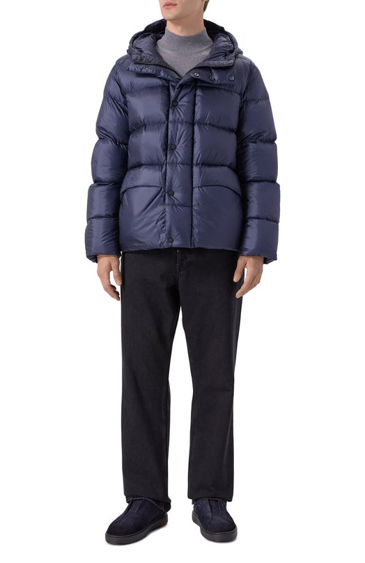 Замшевые кеды Cleanic Santoni MBCG21995NEAPGEL Синий  MBCG21995NEAPGEL Фото 2