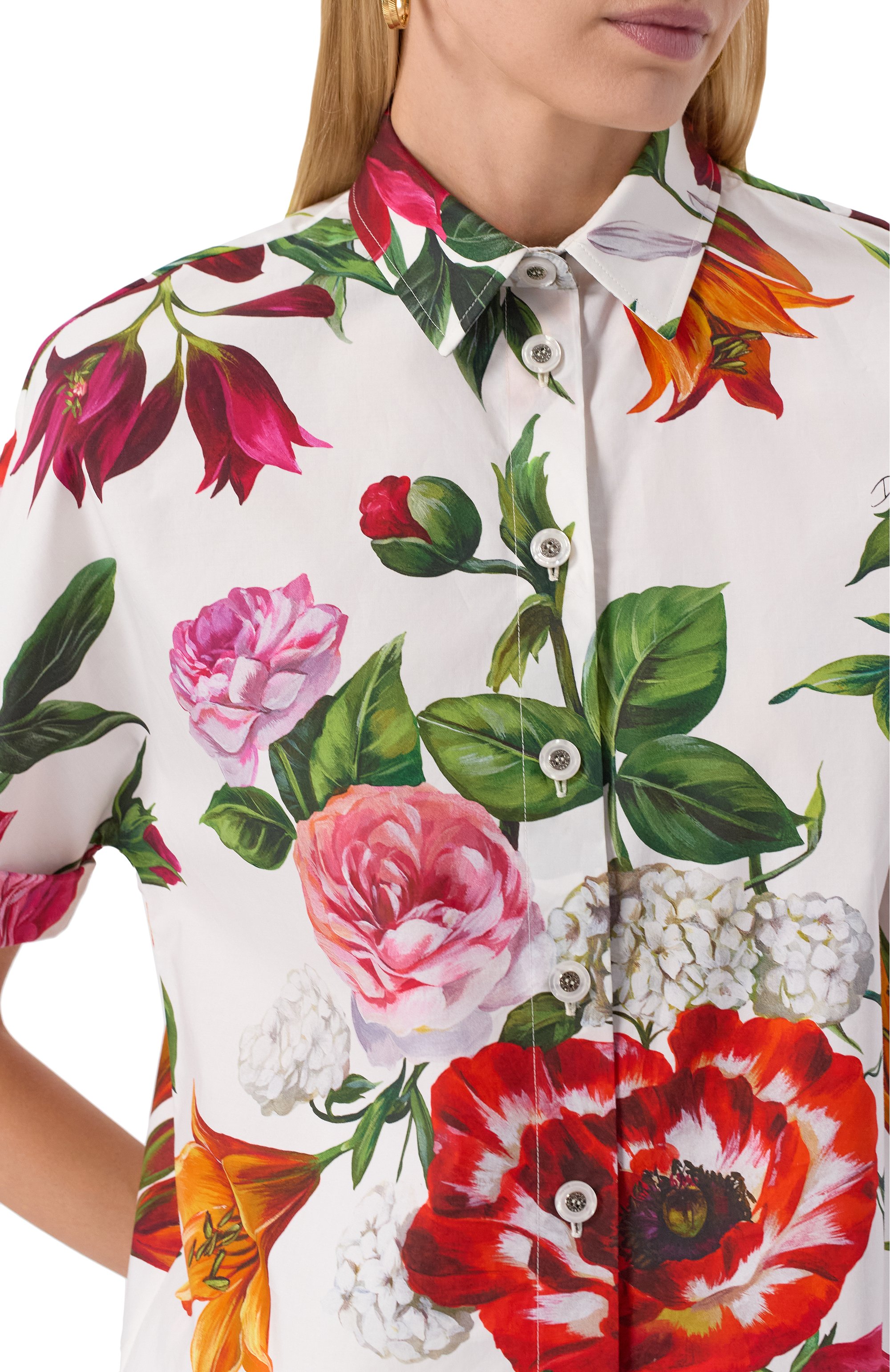 Хлопковая рубашка DOLCE & GABBANA, арт. F5D68T/HS5TQ, фото 5