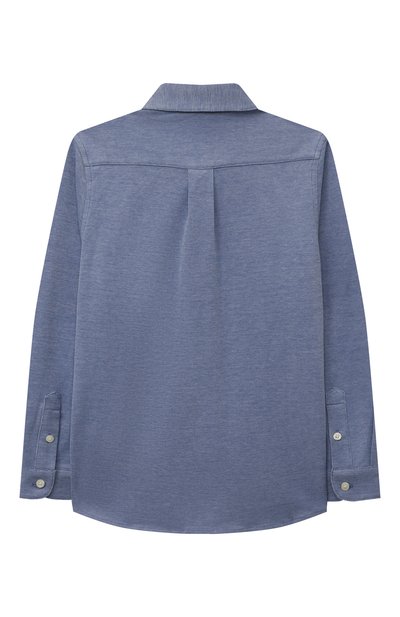 Хлопковая рубашка SCOTCH AND SODA синего цвета по цене 7840 руб., арт. 171179-22-FWBM-D20, фото 2 Хлопковая рубашка SCOTCH AND SODA, арт. 171179-22-FWBM-D20, фото 2