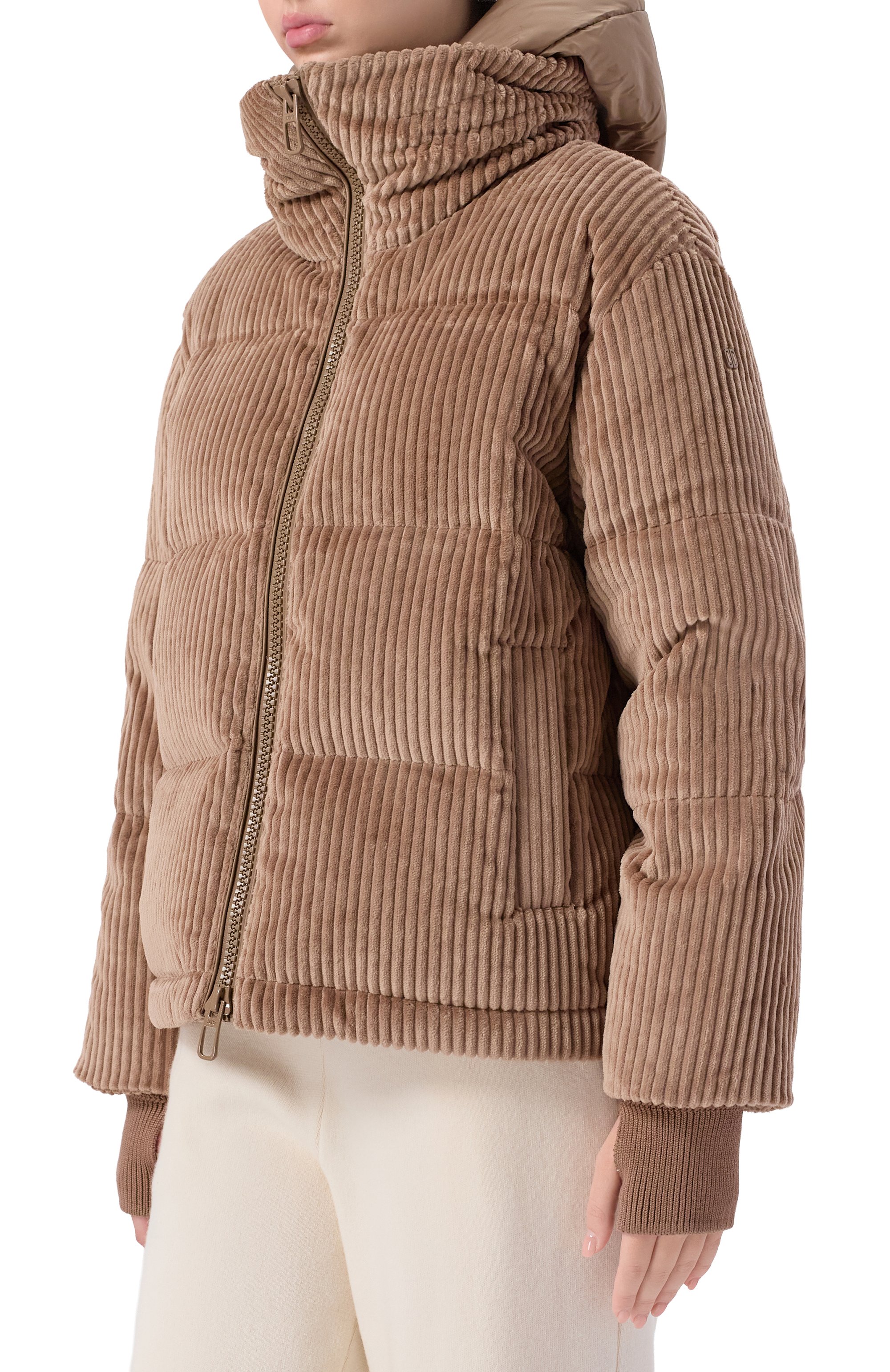 Вельветовый пуховик DUNO, арт. L0RA/TURES, фото 3