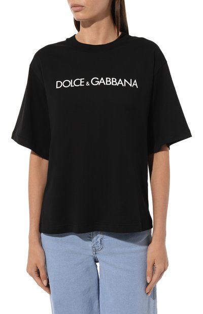 Хлопковая футболка DOLCE & GABBANA, арт. F8U10T/G7H4P, фото 3