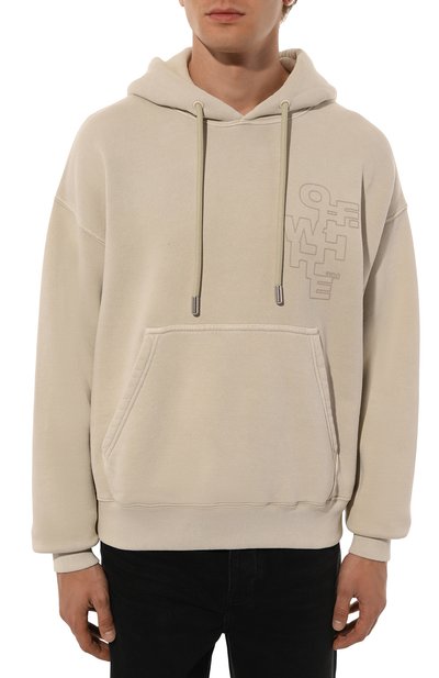 Хлопковое худи OFF-WHITE, арт. 0MBB085F24FLE007, фото 3