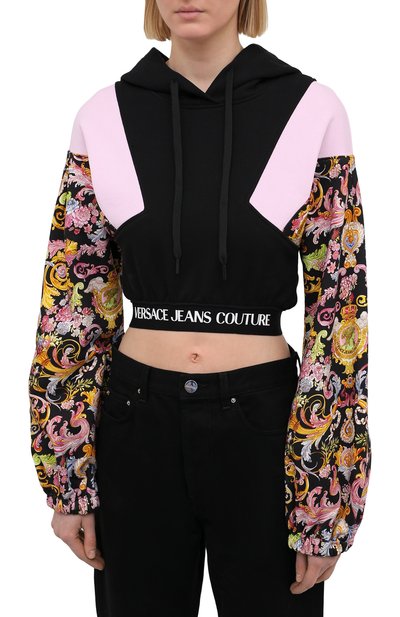 Хлопковое худи VERSACE JEANS COUTURE, арт. B6HWA767-WDP302/S0153, фото 3