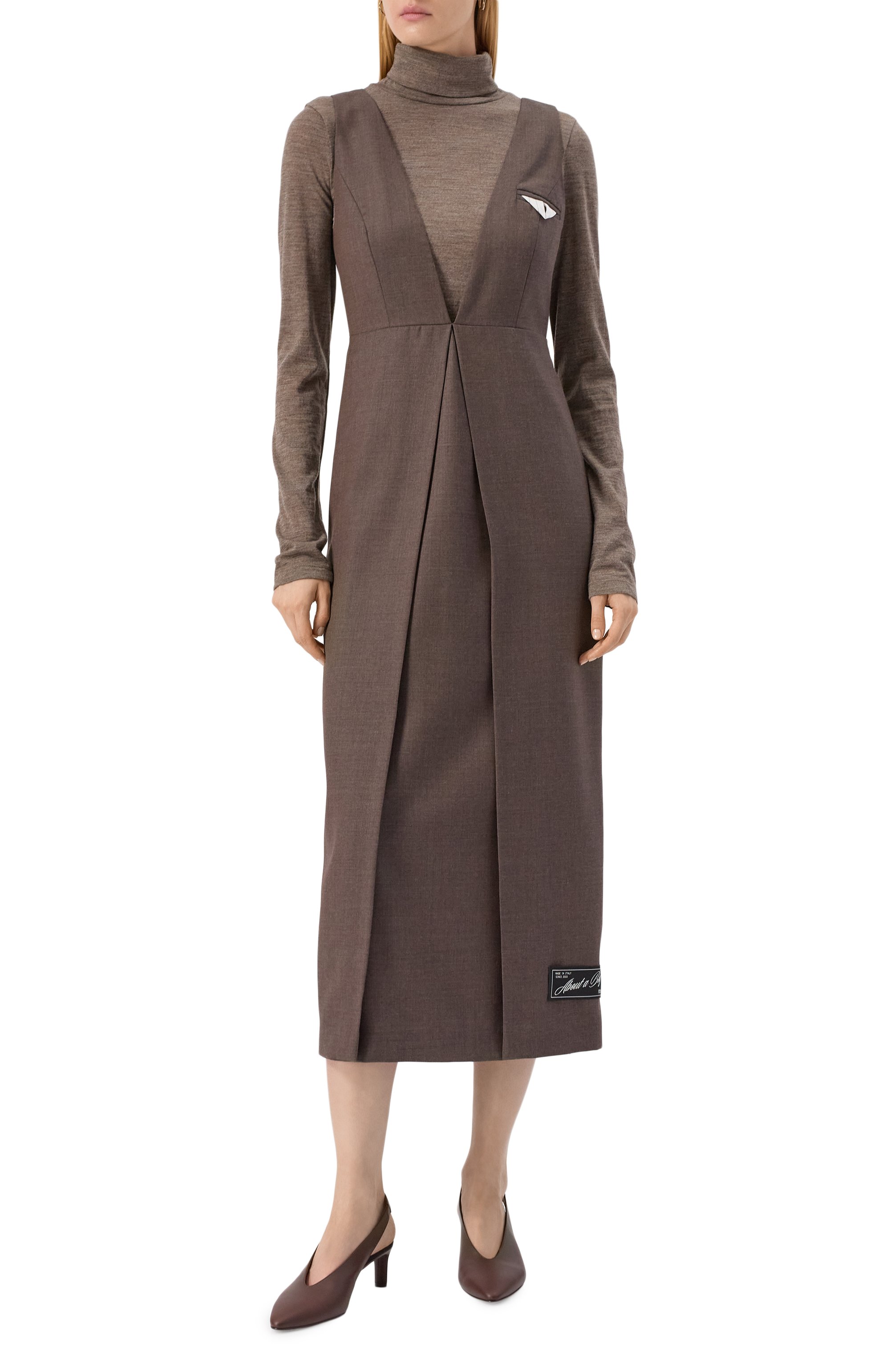 Шерстяное платье ERIKA CAVALLINI, арт. P5WZ26, фото 3