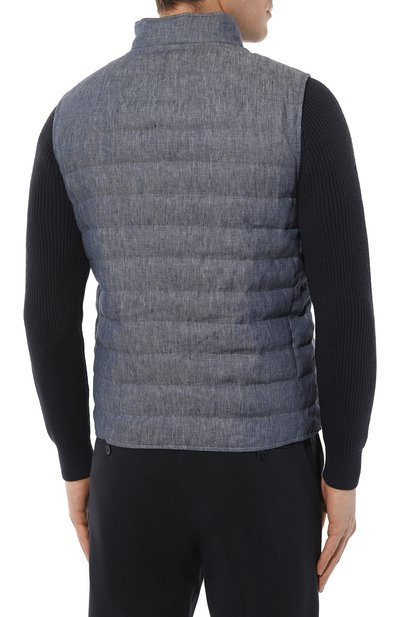 Пуховый жилет BRUNELLO CUCINELLI, арт. MS498B2309, фото 4