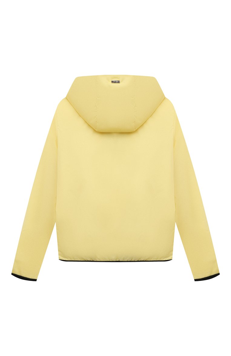 Детская ветровка HERNO желтого цвета, арт. GI000010X/12456/10A-14A | Фото 2 (Рукава: Длинные; Материал внешний: Синтетический материал; Материал подклада: Синтетический материал; Кросс-КТ: Лето, Ветровки; Ростовка одежда: 12 лет | 152 см, 16 лет | 164 см, 10 - 11 лет | 140 - 146см)