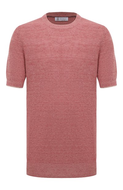 Мужской джемпер изо льна и хлопка BRUNELLO CUCINELLI, арт. M2L70B2257