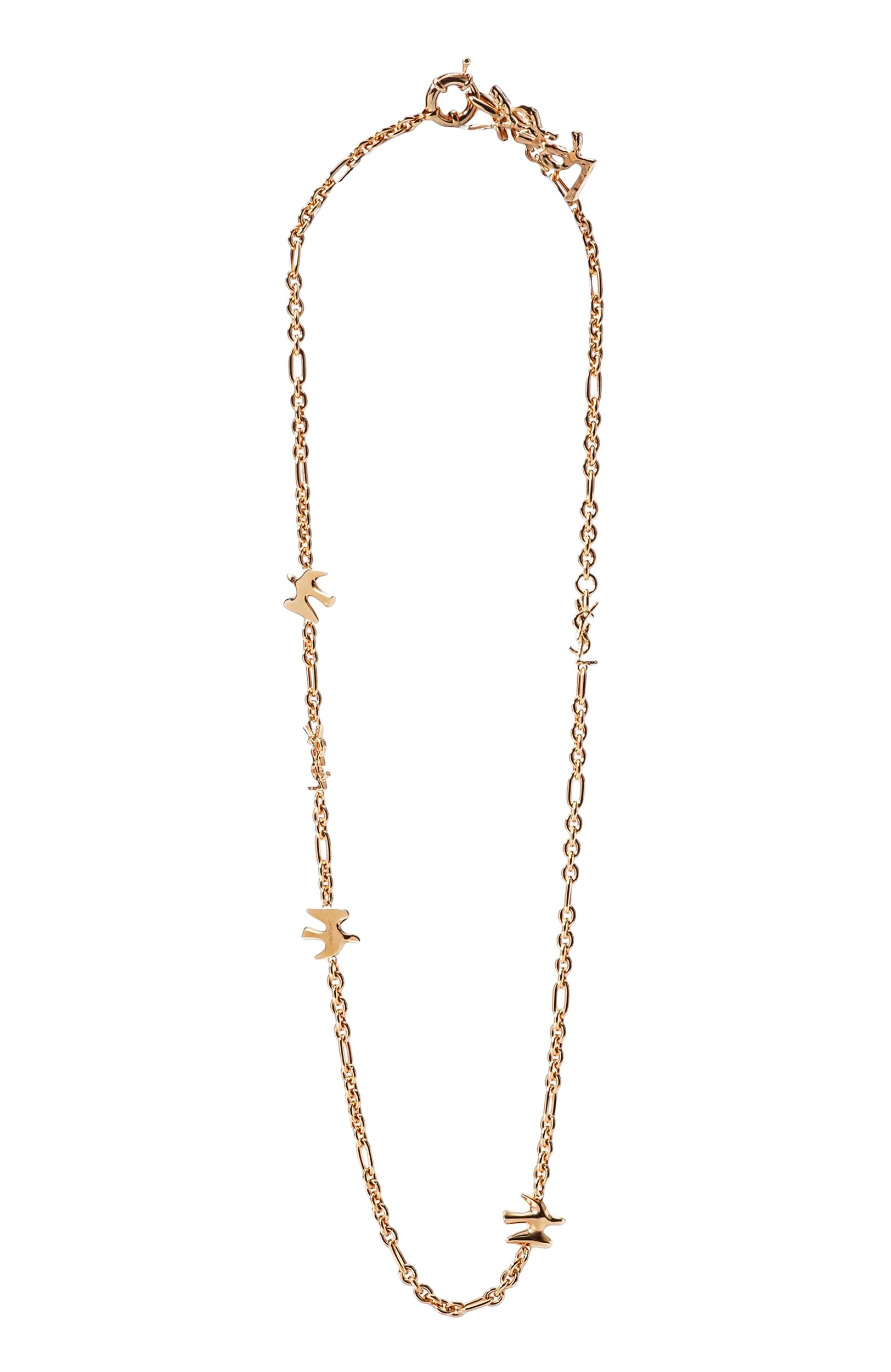 Колье SAINT LAURENT золотого цвета по цене 99500 руб., арт. A002SH/Y1500, фото 1 Колье SAINT LAURENT, арт. A002SH/Y1500, фото 1