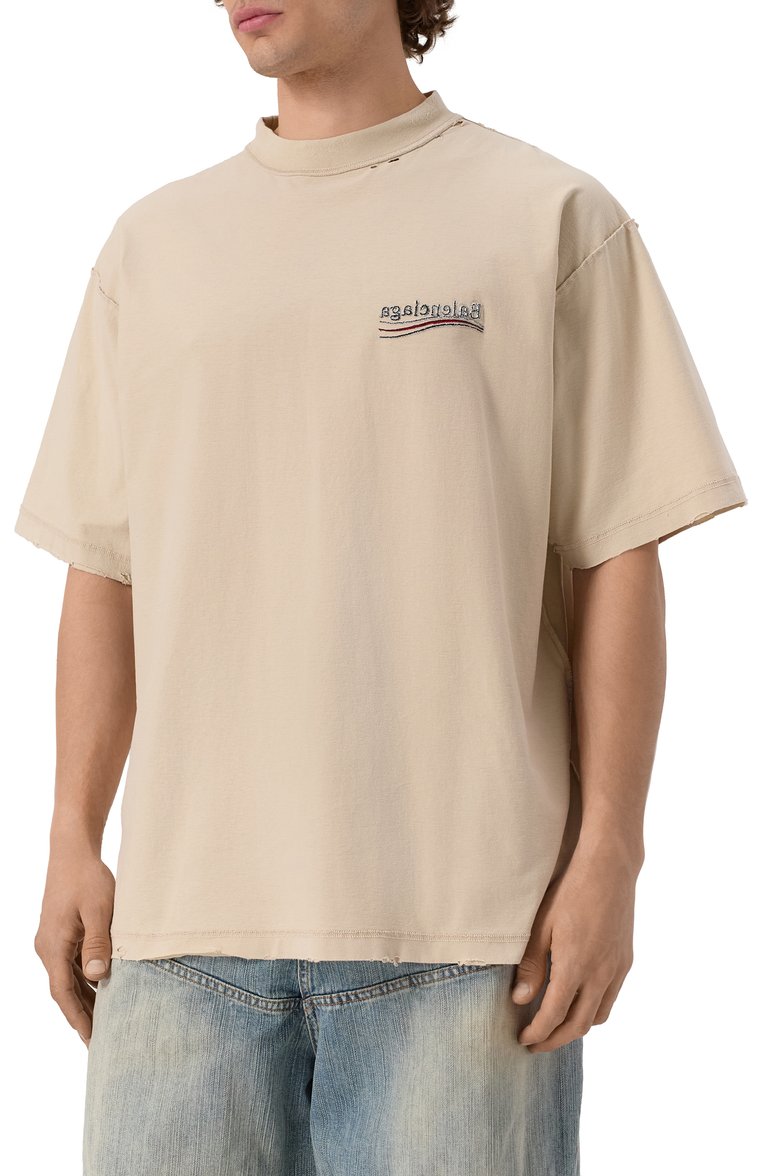 Хлопковая футболка BALENCIAGA, арт. 830247/TSVF3, фото 1