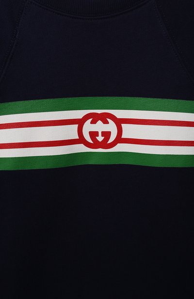 Хлопковый свитшот GUCCI, арт. 653687/XJDK7, фото 3