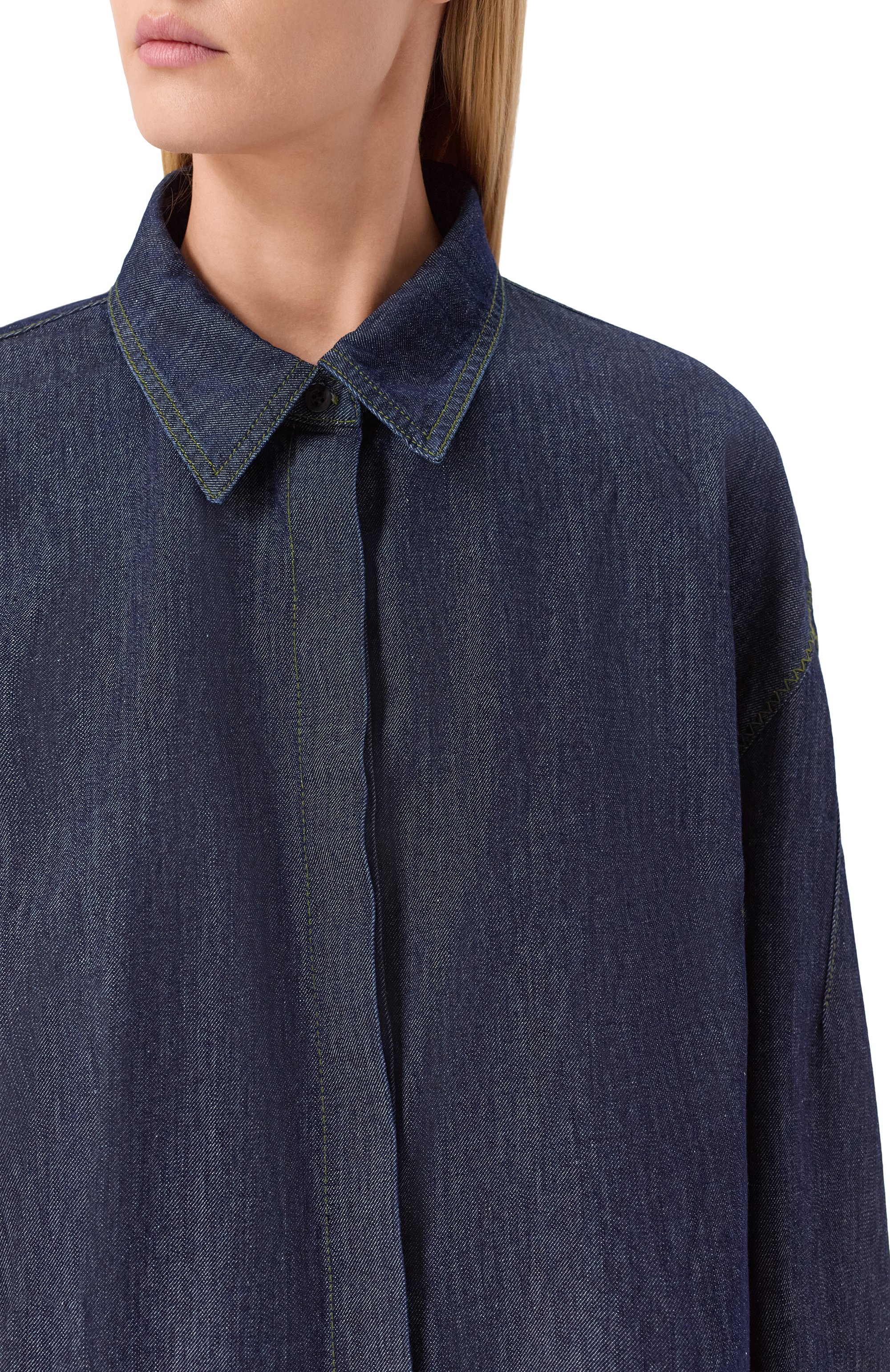 Джинсовая рубашка DRIES VAN NOTEN, арт. 010786-2382-507, фото 5