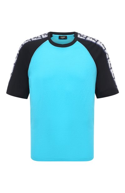 Мужская хлопковая футболка FENDI, арт. FAF679/AN5Y/F1KRV