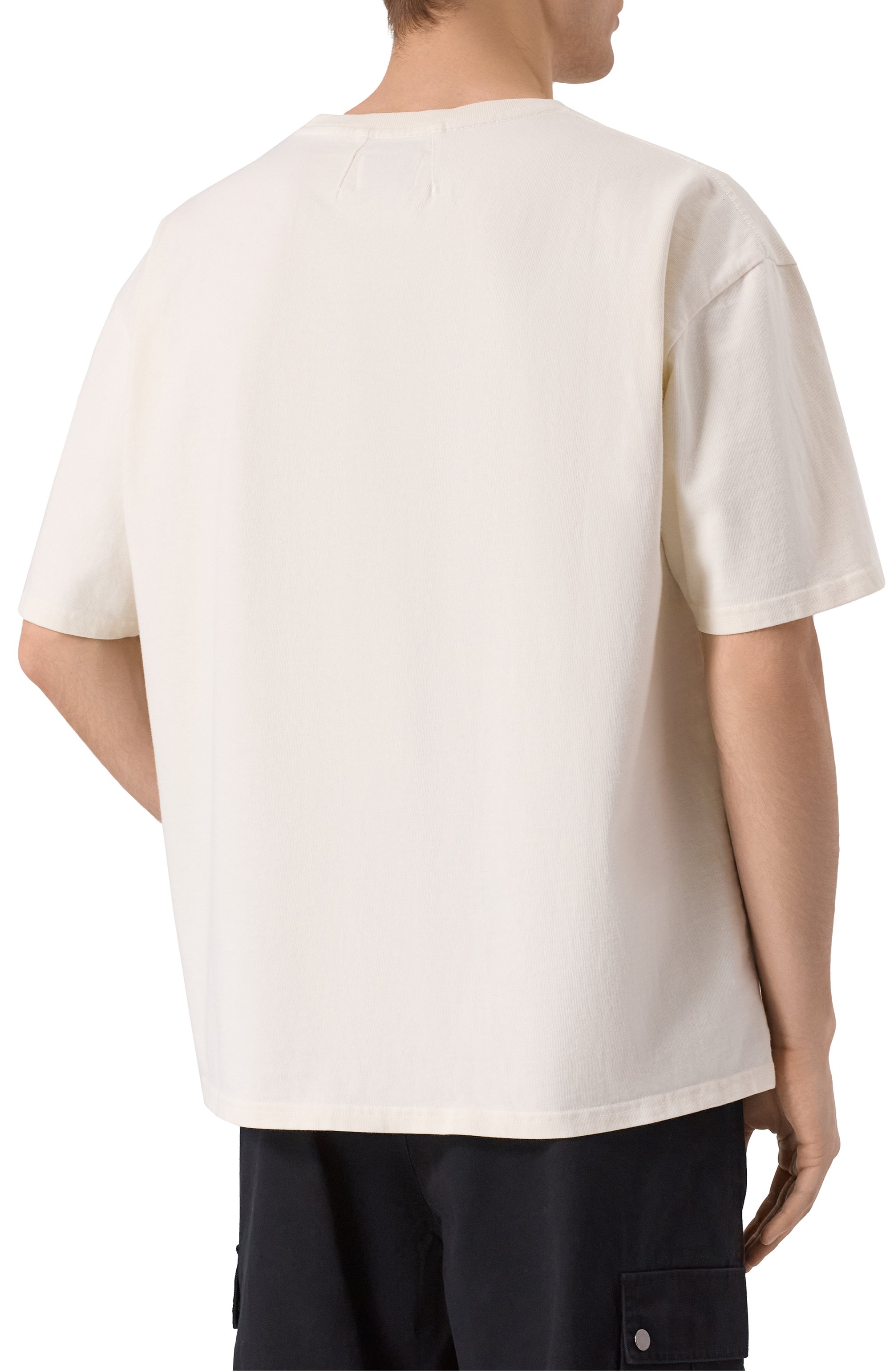 Хлопковая футболка RHUDE кремового цвета по цене 33950 руб., арт. RHSS25TT05012, фото 4 Хлопковая футболка RHUDE, арт. RHSS25TT05012, фото 4