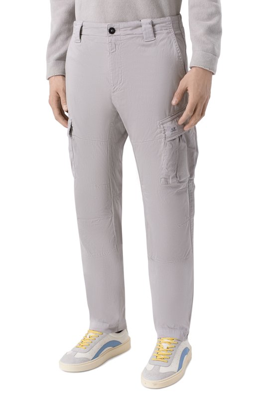 Хлопковые брюки-карго C.P. Company 20CMPA745A/005694G Серый  20CMPA745A/005694G Фото 3