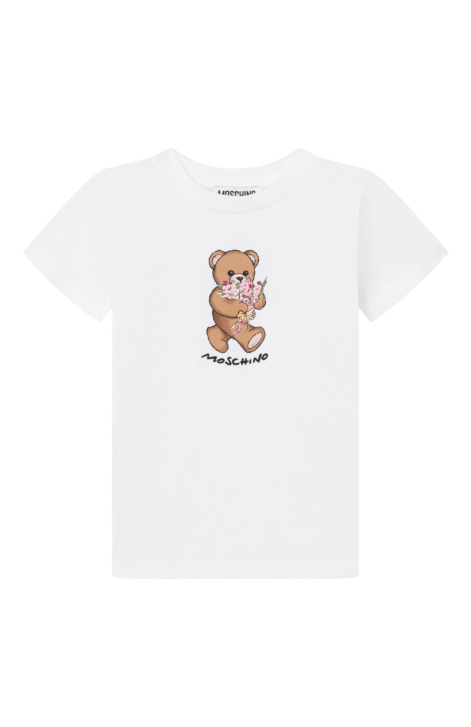 Хлопковая футболка MOSCHINO, арт. HGM06K/LAA02_001, фото 1