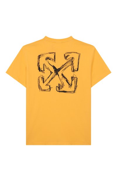 Хлопковая футболка OFF-WHITE, арт. 0BAA002S25JER00A/12+, фото 2