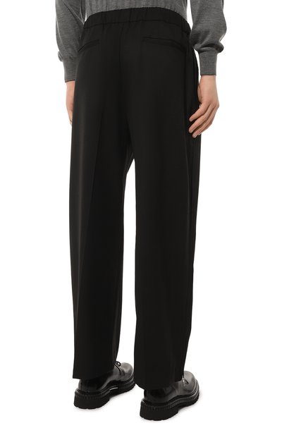 Брюки KAZUYUKI KUMAGAI черного цвета по цене 64850 руб., арт. AP22-037, фото 4 Брюки KAZUYUKI KUMAGAI, арт. AP22-037, фото 4