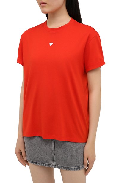 Хлопковая футболка STELLA MCCARTNEY, арт. 457142/S0W17, фото 3