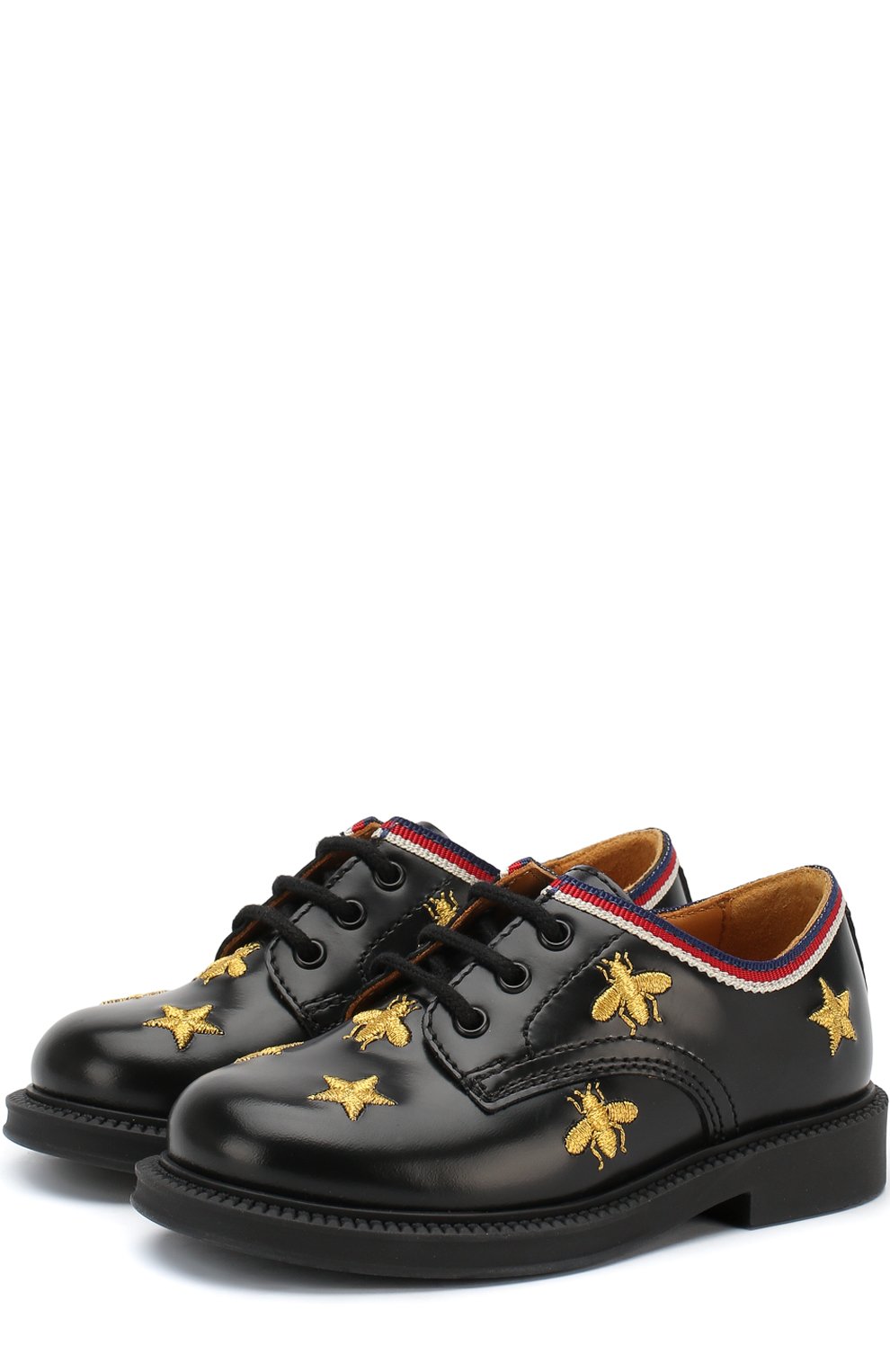 Кожаные дерби с декором GUCCI, арт. 522231/D7310, фото 1