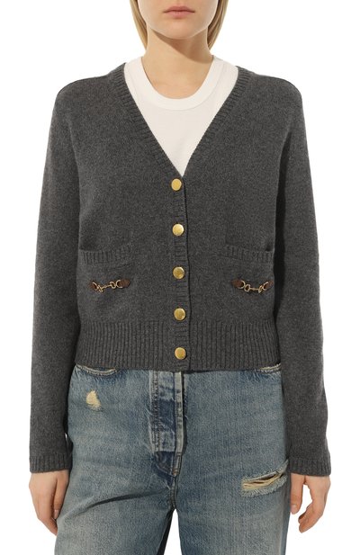 Кашемировый кардиган GUCCI, арт. 628412 XKBH9, фото 3