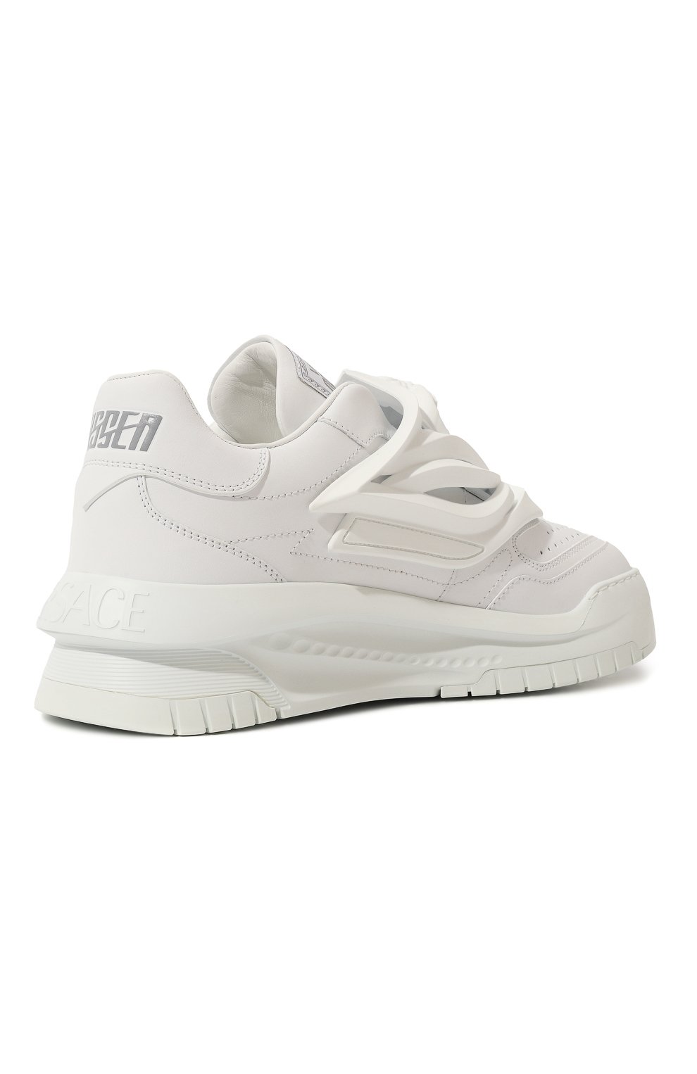 Кожаные кроссовки odissea VERSACE белого цвета по цене 74100 руб., арт. 1004524/1A03180, фото 5 Кожаные кроссовки odissea VERSACE, арт. 1004524/1A03180, фото 5