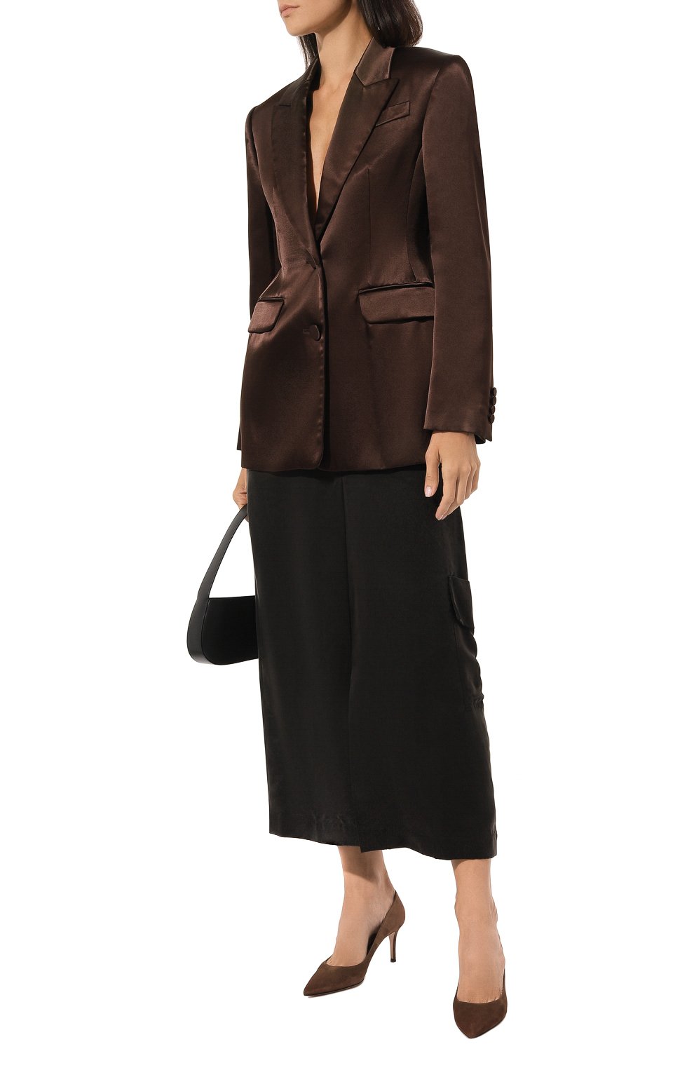 Замшевые туфли gianvito 70 GIANVITO ROSSI, арт. G26770.70RIC.CAMBR0W, фото 2