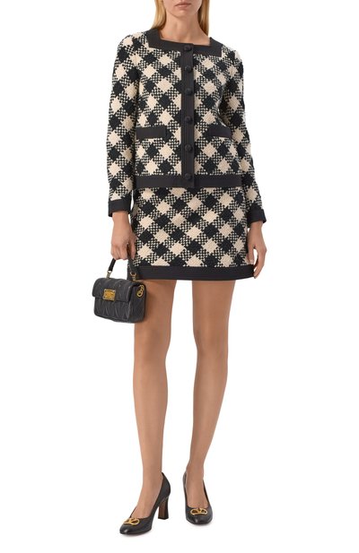 Твидовая юбка VALENTINO, арт. 8B3RAEH8/9WK, фото 2